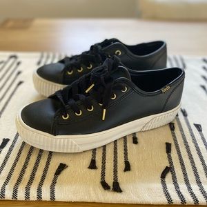 Keds Lace Up Leather Sneakers